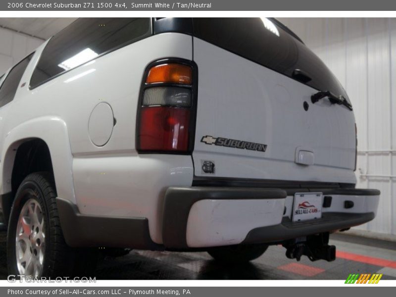 Summit White / Tan/Neutral 2006 Chevrolet Suburban Z71 1500 4x4