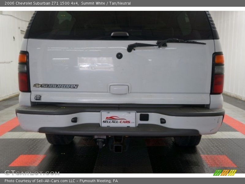 Summit White / Tan/Neutral 2006 Chevrolet Suburban Z71 1500 4x4