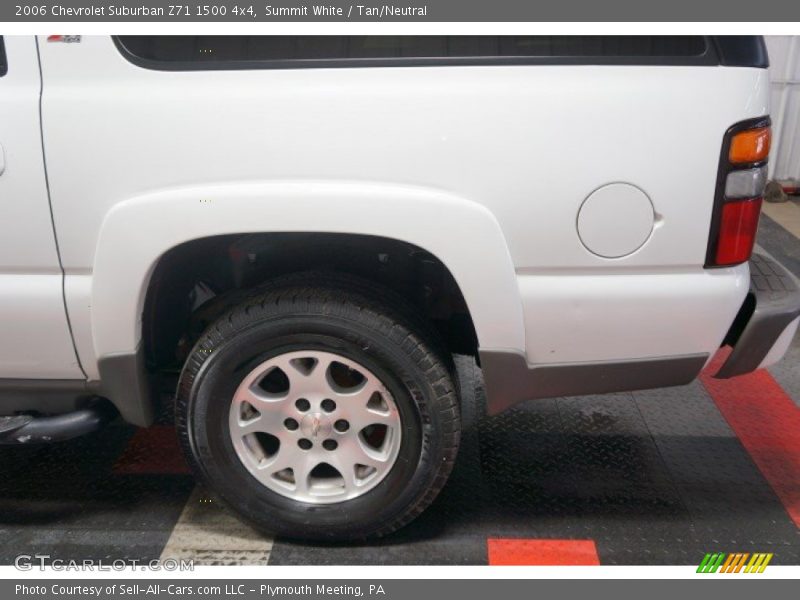 Summit White / Tan/Neutral 2006 Chevrolet Suburban Z71 1500 4x4