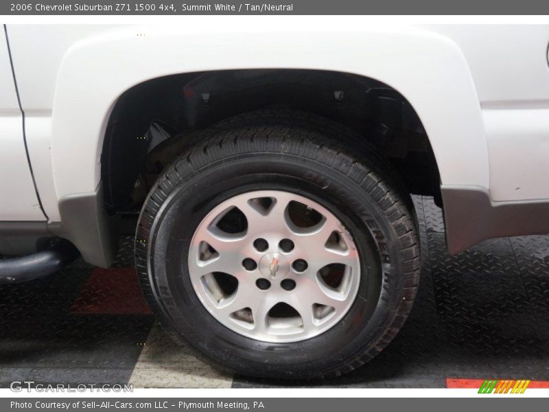 Summit White / Tan/Neutral 2006 Chevrolet Suburban Z71 1500 4x4
