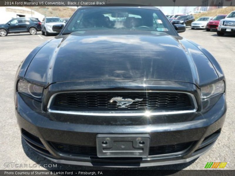 Black / Charcoal Black 2014 Ford Mustang V6 Convertible