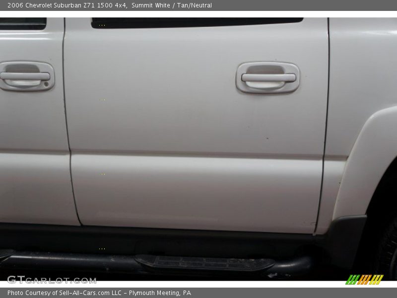 Summit White / Tan/Neutral 2006 Chevrolet Suburban Z71 1500 4x4