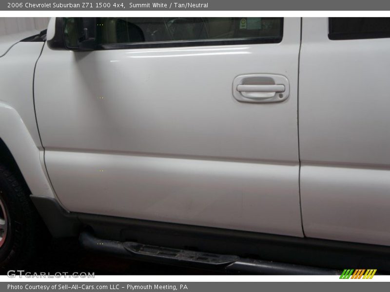 Summit White / Tan/Neutral 2006 Chevrolet Suburban Z71 1500 4x4