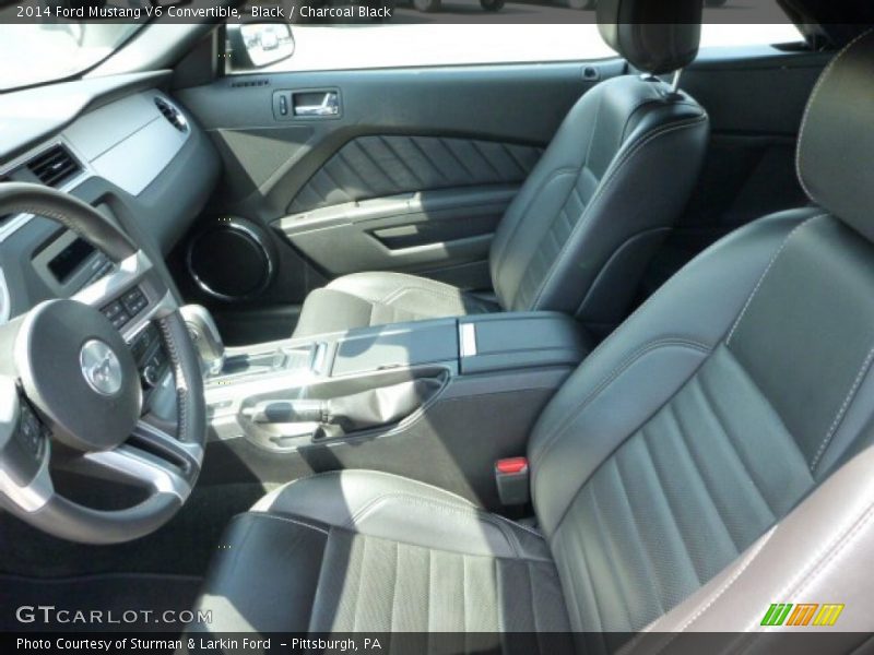 Black / Charcoal Black 2014 Ford Mustang V6 Convertible