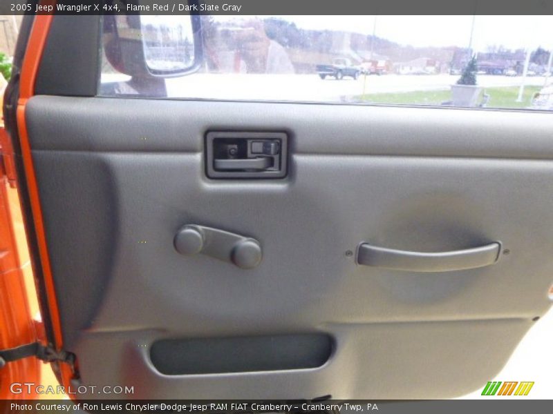 Flame Red / Dark Slate Gray 2005 Jeep Wrangler X 4x4