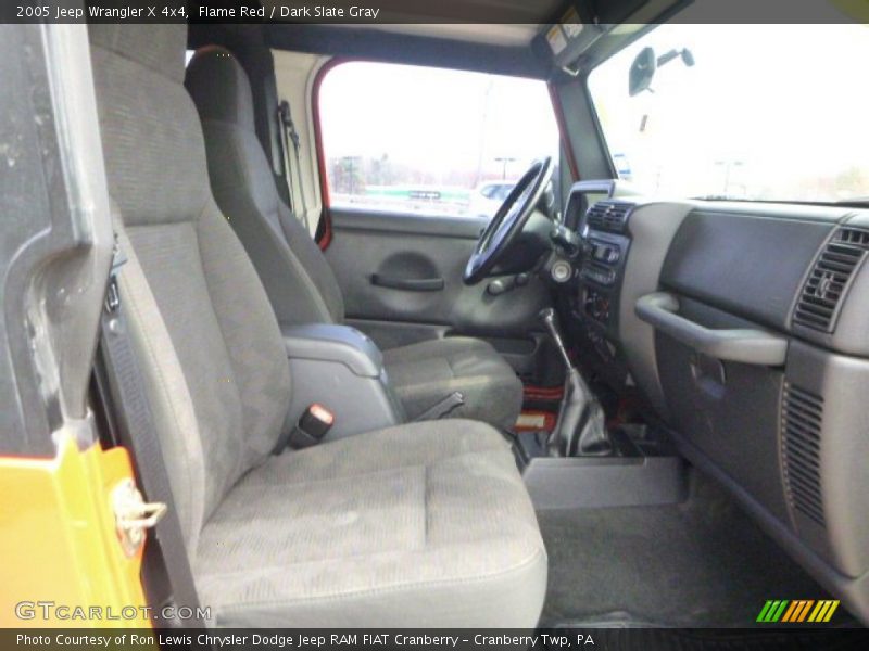 Flame Red / Dark Slate Gray 2005 Jeep Wrangler X 4x4