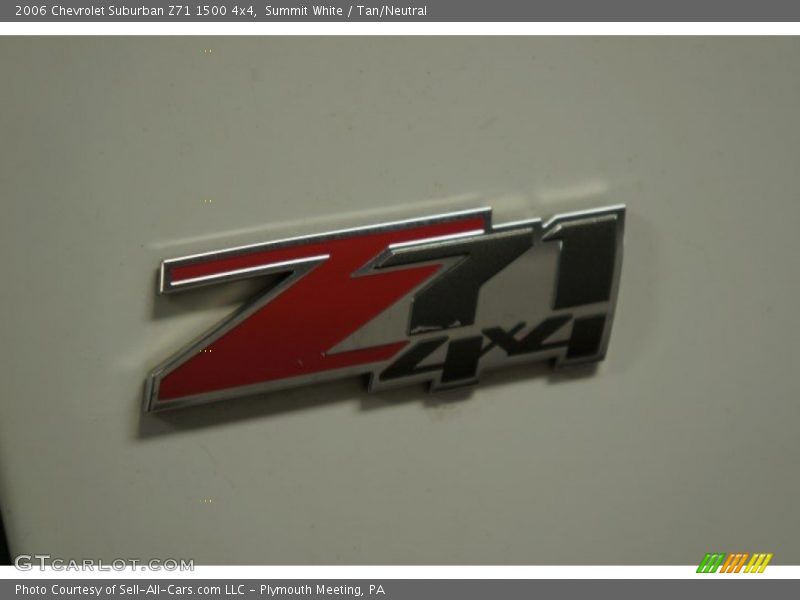 Summit White / Tan/Neutral 2006 Chevrolet Suburban Z71 1500 4x4