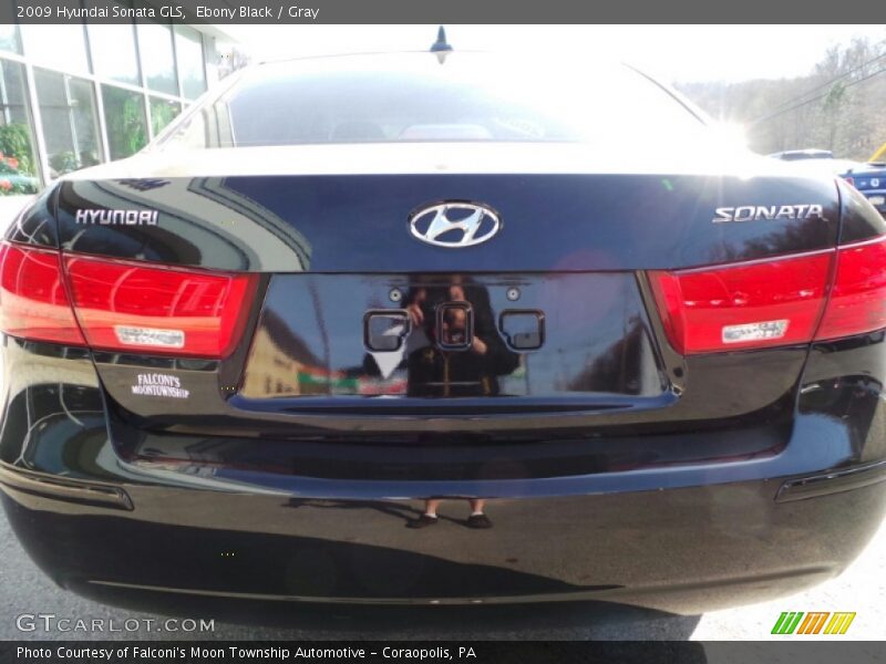 Ebony Black / Gray 2009 Hyundai Sonata GLS