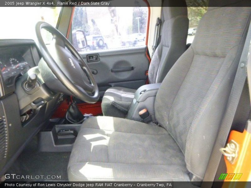 Flame Red / Dark Slate Gray 2005 Jeep Wrangler X 4x4