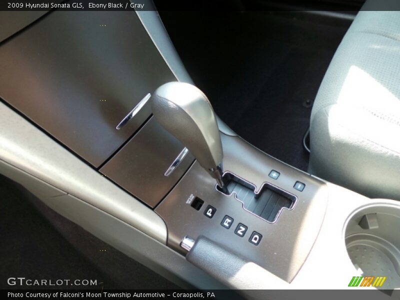 Ebony Black / Gray 2009 Hyundai Sonata GLS