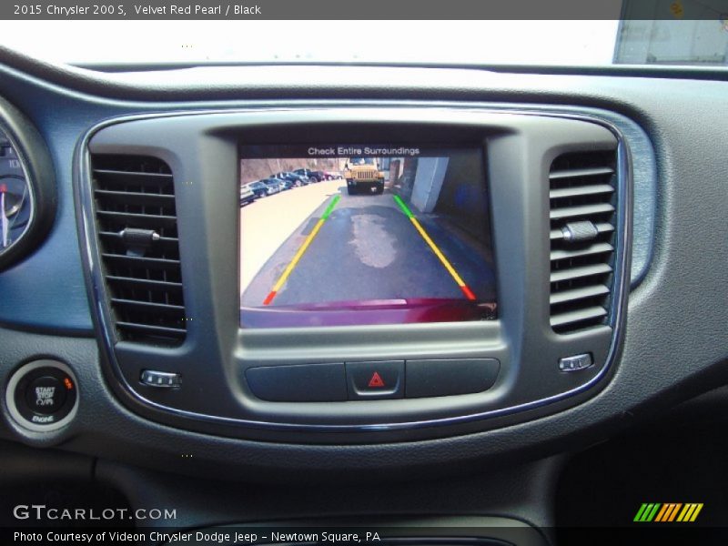 Velvet Red Pearl / Black 2015 Chrysler 200 S