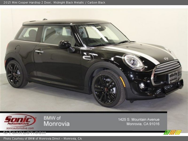 Midnight Black Metallic / Carbon Black 2015 Mini Cooper Hardtop 2 Door