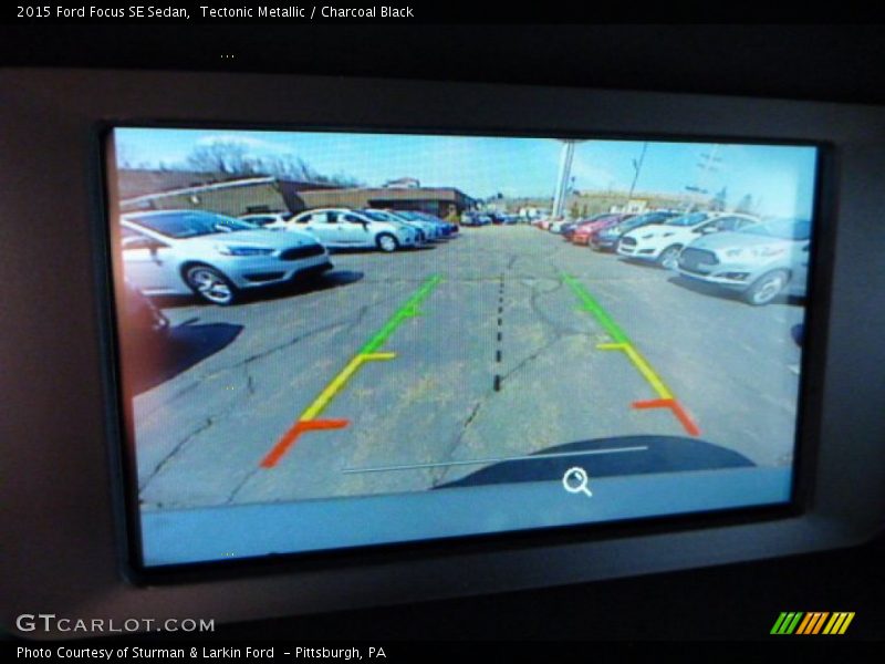 Tectonic Metallic / Charcoal Black 2015 Ford Focus SE Sedan