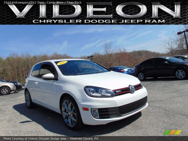 Candy White / Titan Black 2013 Volkswagen GTI 2 Door