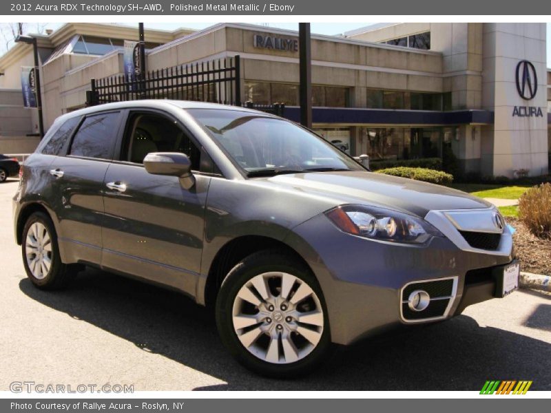 Polished Metal Metallic / Ebony 2012 Acura RDX Technology SH-AWD