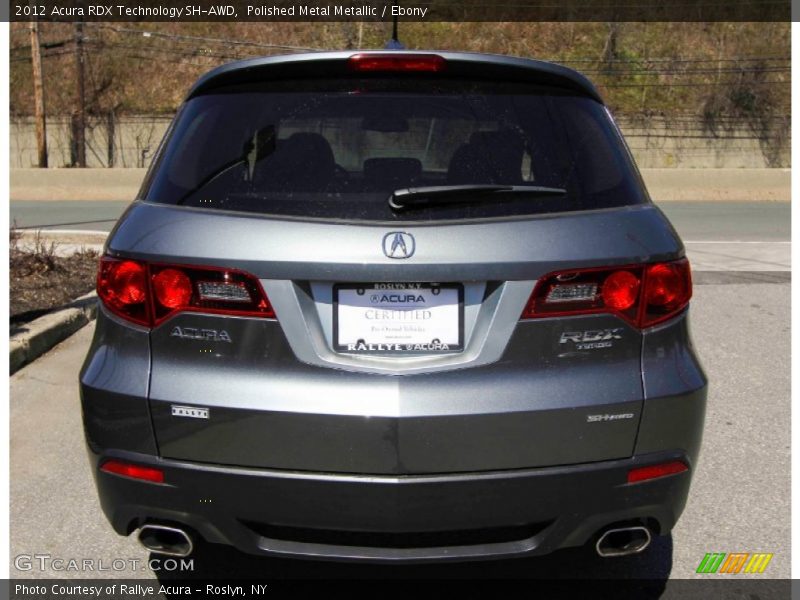 Polished Metal Metallic / Ebony 2012 Acura RDX Technology SH-AWD