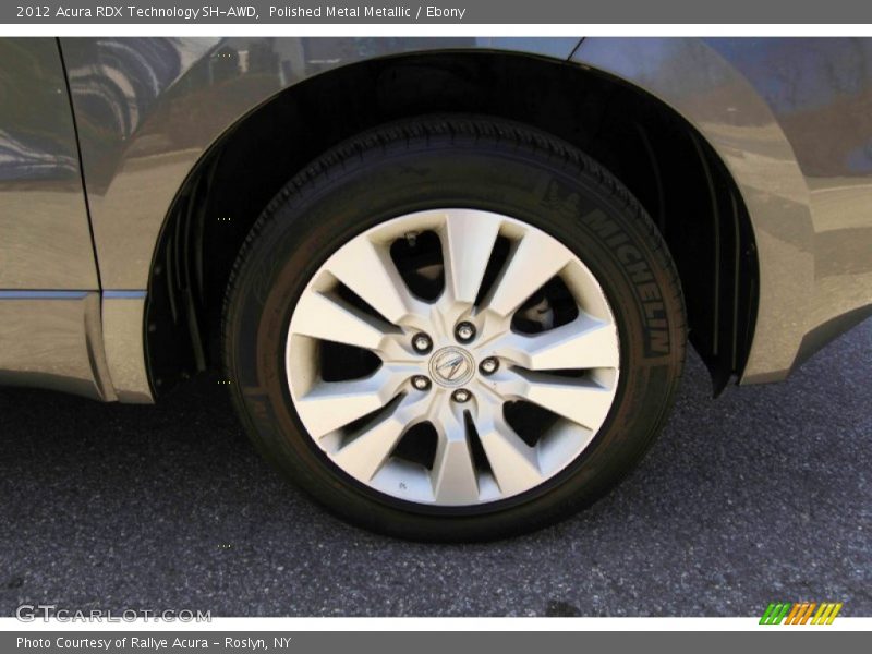 Polished Metal Metallic / Ebony 2012 Acura RDX Technology SH-AWD