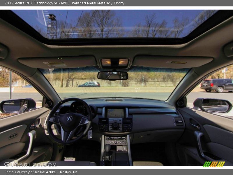 Polished Metal Metallic / Ebony 2012 Acura RDX Technology SH-AWD