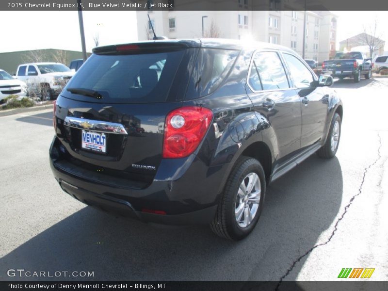 Blue Velvet Metallic / Jet Black 2015 Chevrolet Equinox LS