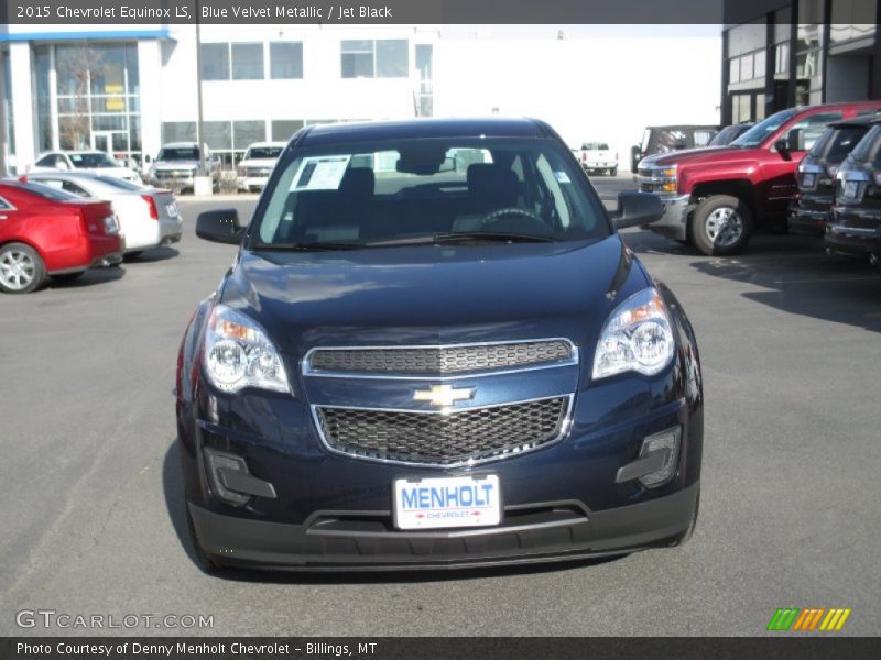 Blue Velvet Metallic / Jet Black 2015 Chevrolet Equinox LS