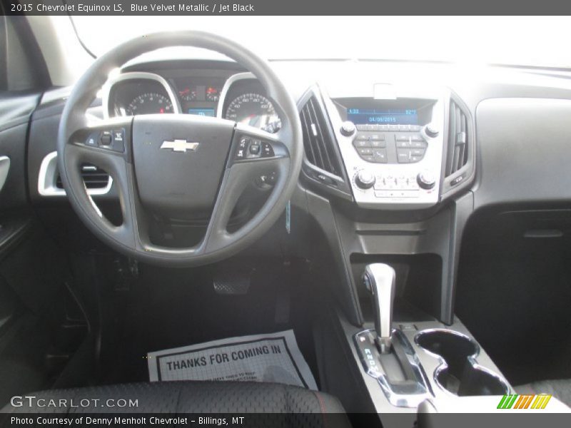 Blue Velvet Metallic / Jet Black 2015 Chevrolet Equinox LS