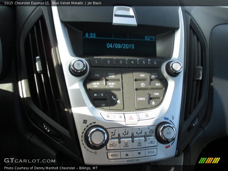 Blue Velvet Metallic / Jet Black 2015 Chevrolet Equinox LS