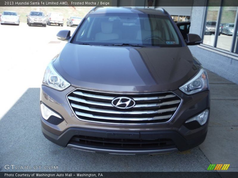 Frosted Mocha / Beige 2013 Hyundai Santa Fe Limited AWD