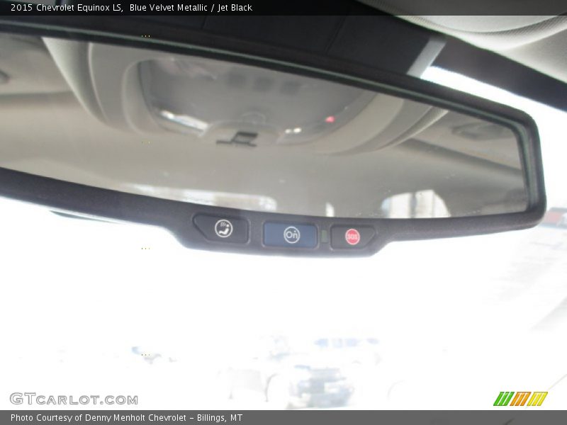 Blue Velvet Metallic / Jet Black 2015 Chevrolet Equinox LS