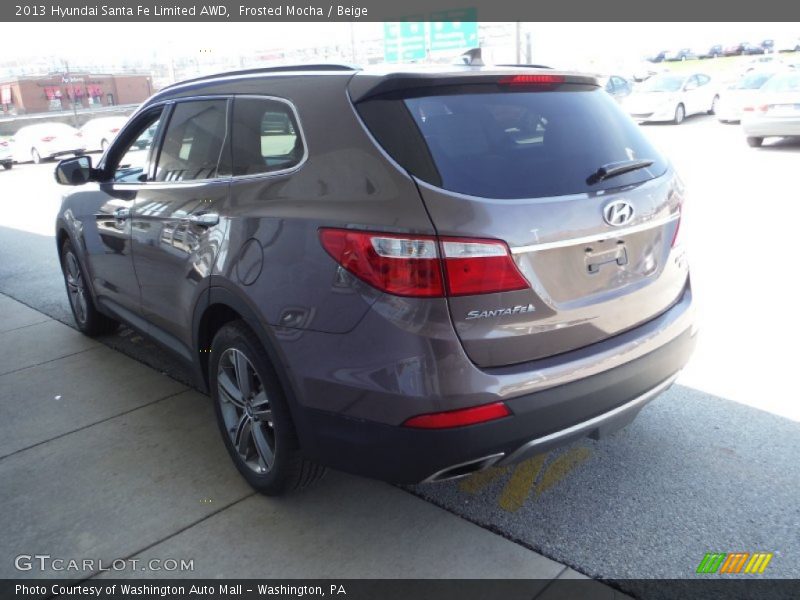 Frosted Mocha / Beige 2013 Hyundai Santa Fe Limited AWD