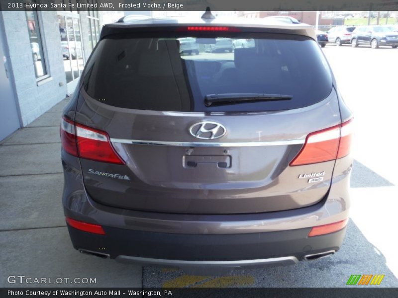 Frosted Mocha / Beige 2013 Hyundai Santa Fe Limited AWD