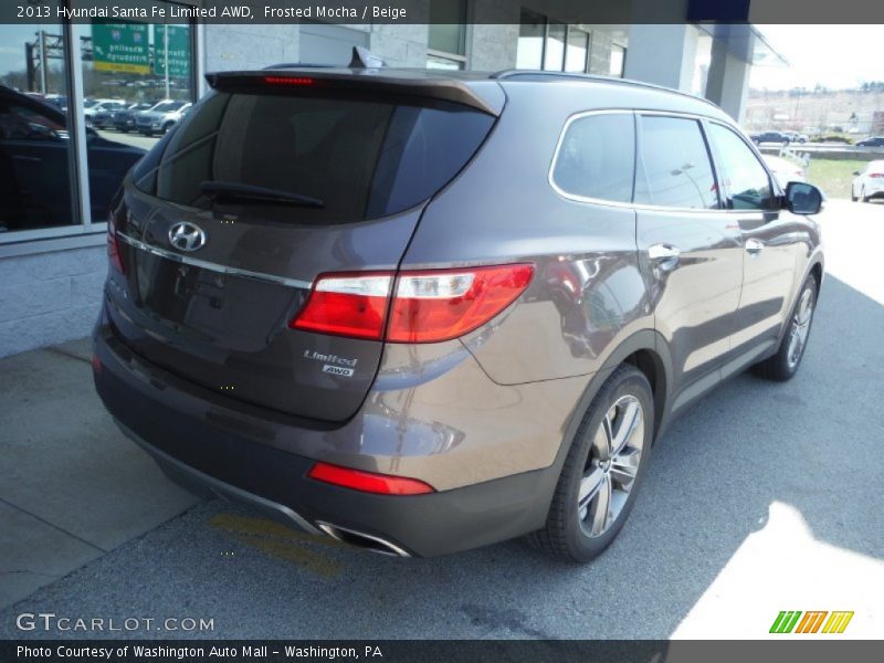 Frosted Mocha / Beige 2013 Hyundai Santa Fe Limited AWD