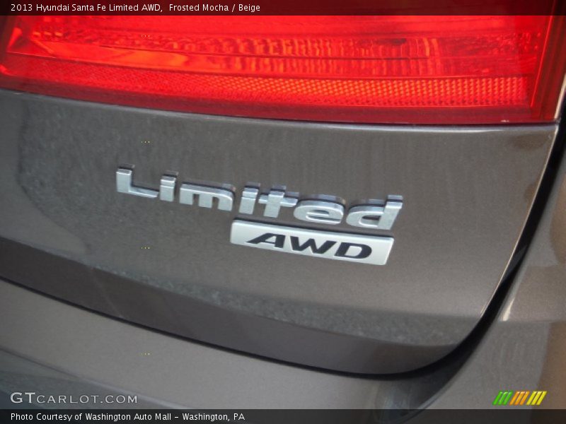 Frosted Mocha / Beige 2013 Hyundai Santa Fe Limited AWD