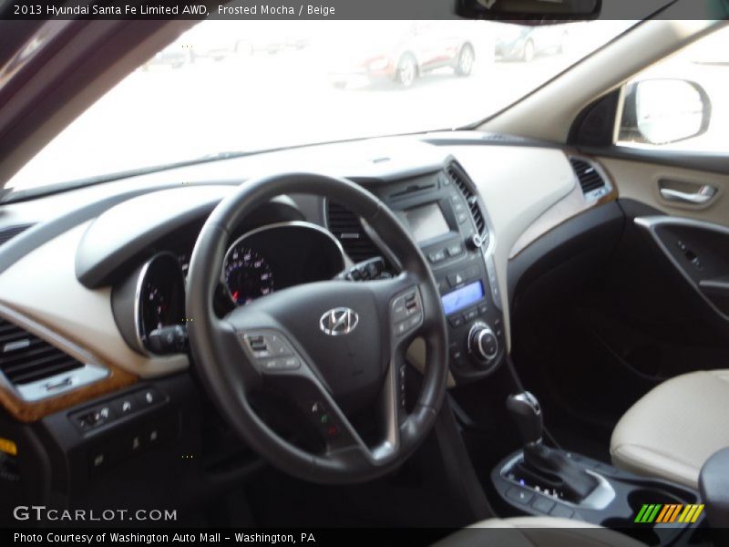 Frosted Mocha / Beige 2013 Hyundai Santa Fe Limited AWD
