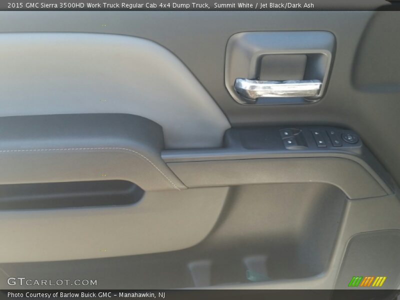 Summit White / Jet Black/Dark Ash 2015 GMC Sierra 3500HD Work Truck Regular Cab 4x4 Dump Truck