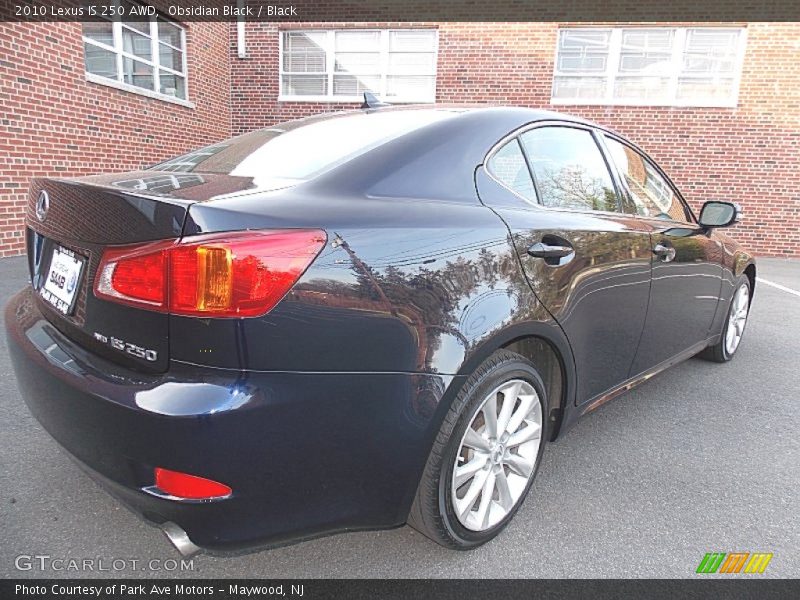 Obsidian Black / Black 2010 Lexus IS 250 AWD