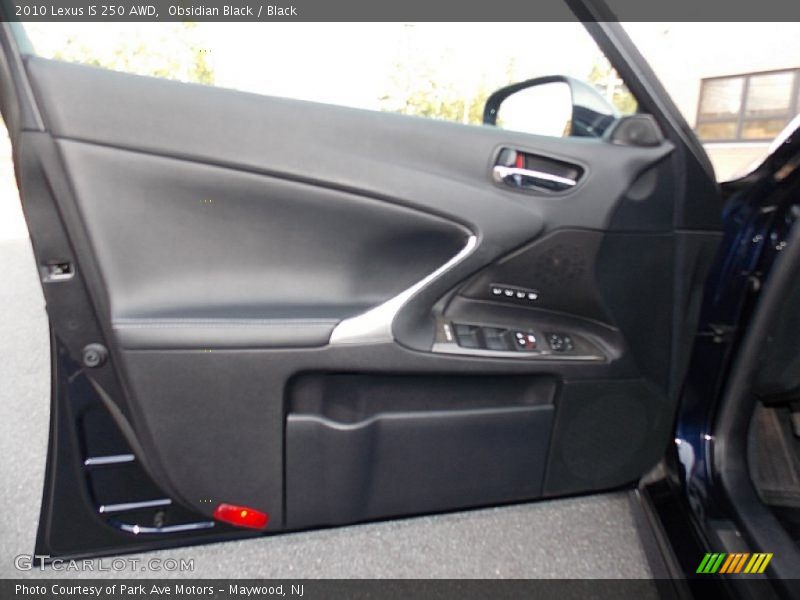 Obsidian Black / Black 2010 Lexus IS 250 AWD