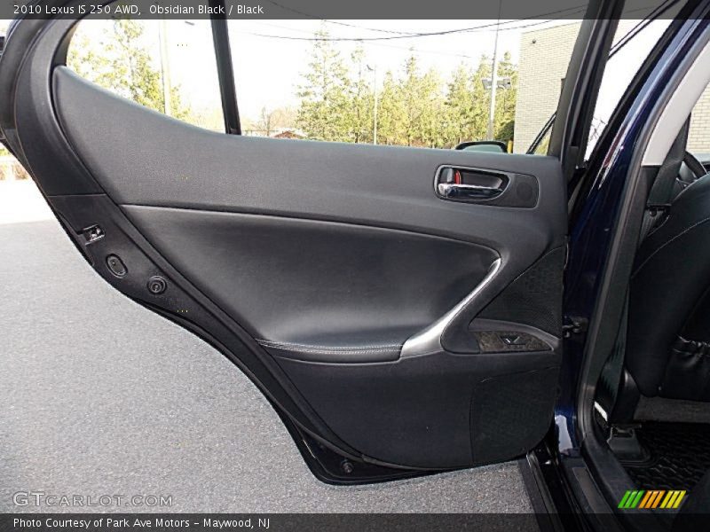 Obsidian Black / Black 2010 Lexus IS 250 AWD
