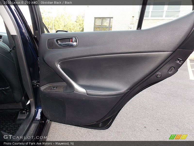 Obsidian Black / Black 2010 Lexus IS 250 AWD