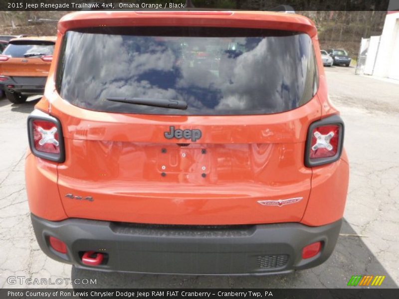 Omaha Orange / Black 2015 Jeep Renegade Trailhawk 4x4
