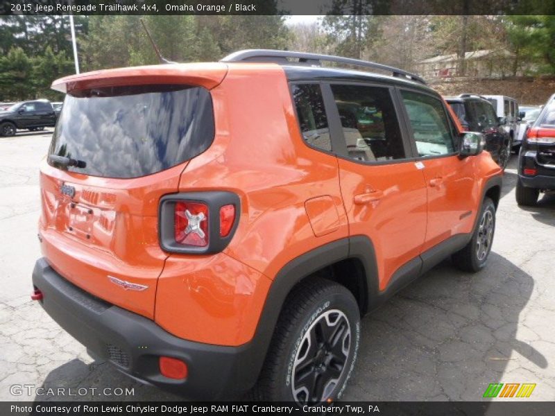 Omaha Orange / Black 2015 Jeep Renegade Trailhawk 4x4