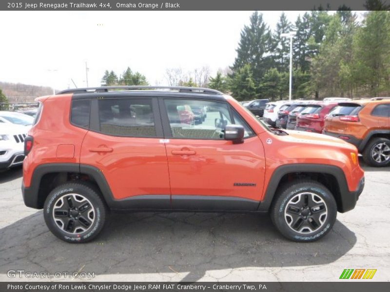 Omaha Orange / Black 2015 Jeep Renegade Trailhawk 4x4