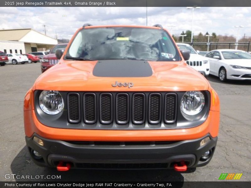 Omaha Orange / Black 2015 Jeep Renegade Trailhawk 4x4