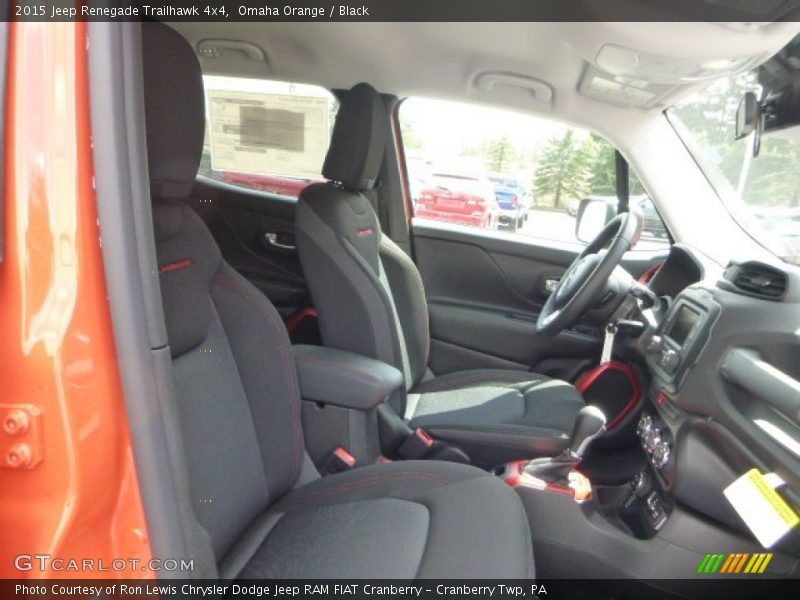 Omaha Orange / Black 2015 Jeep Renegade Trailhawk 4x4