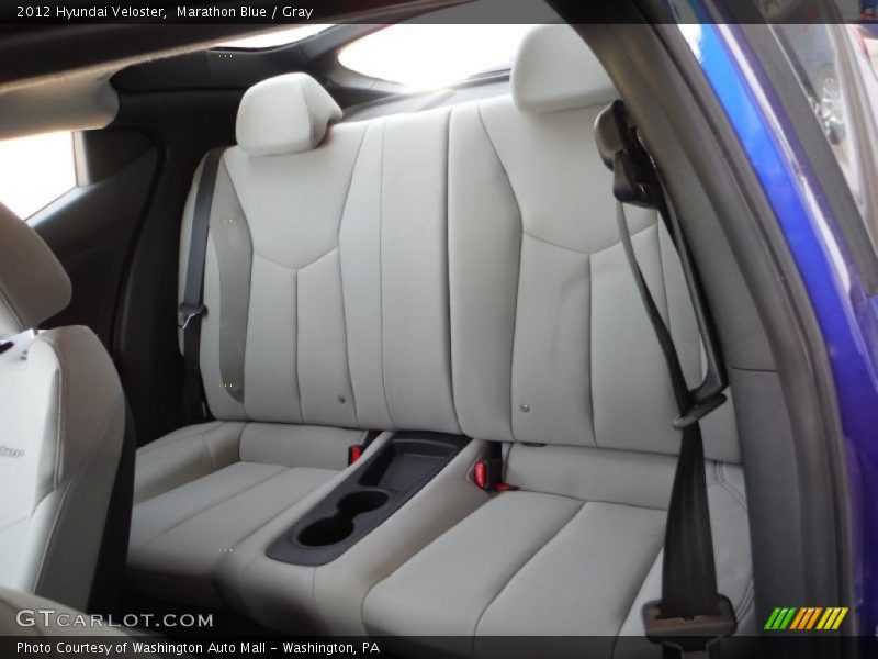 Marathon Blue / Gray 2012 Hyundai Veloster