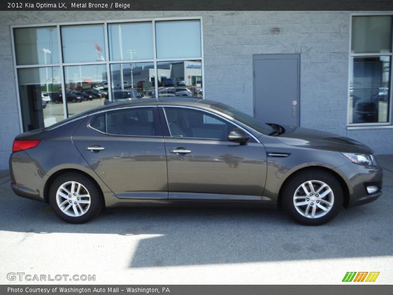 Metal Bronze / Beige 2012 Kia Optima LX
