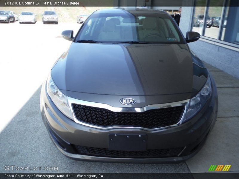 Metal Bronze / Beige 2012 Kia Optima LX
