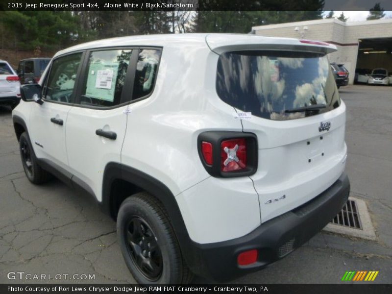  2015 Renegade Sport 4x4 Alpine White