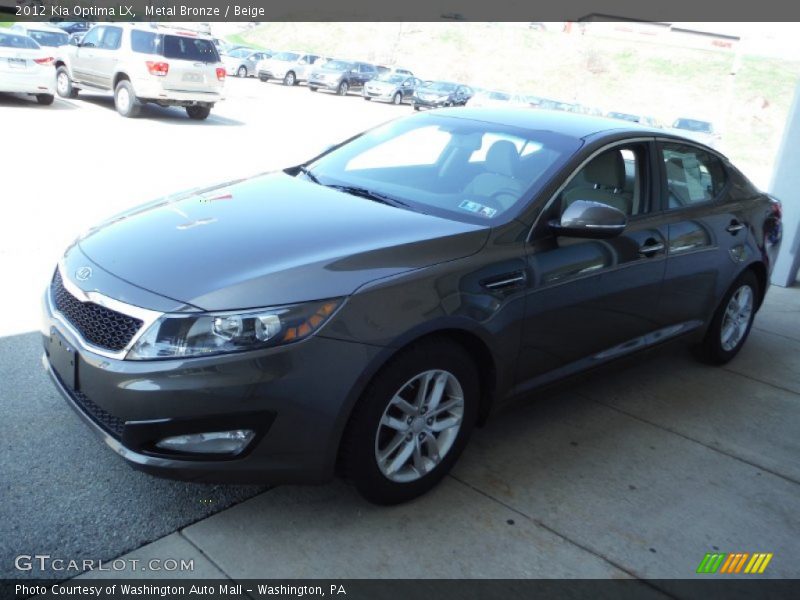 Metal Bronze / Beige 2012 Kia Optima LX