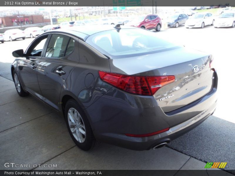 Metal Bronze / Beige 2012 Kia Optima LX