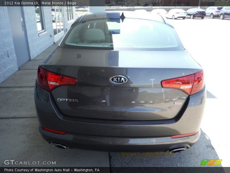 Metal Bronze / Beige 2012 Kia Optima LX
